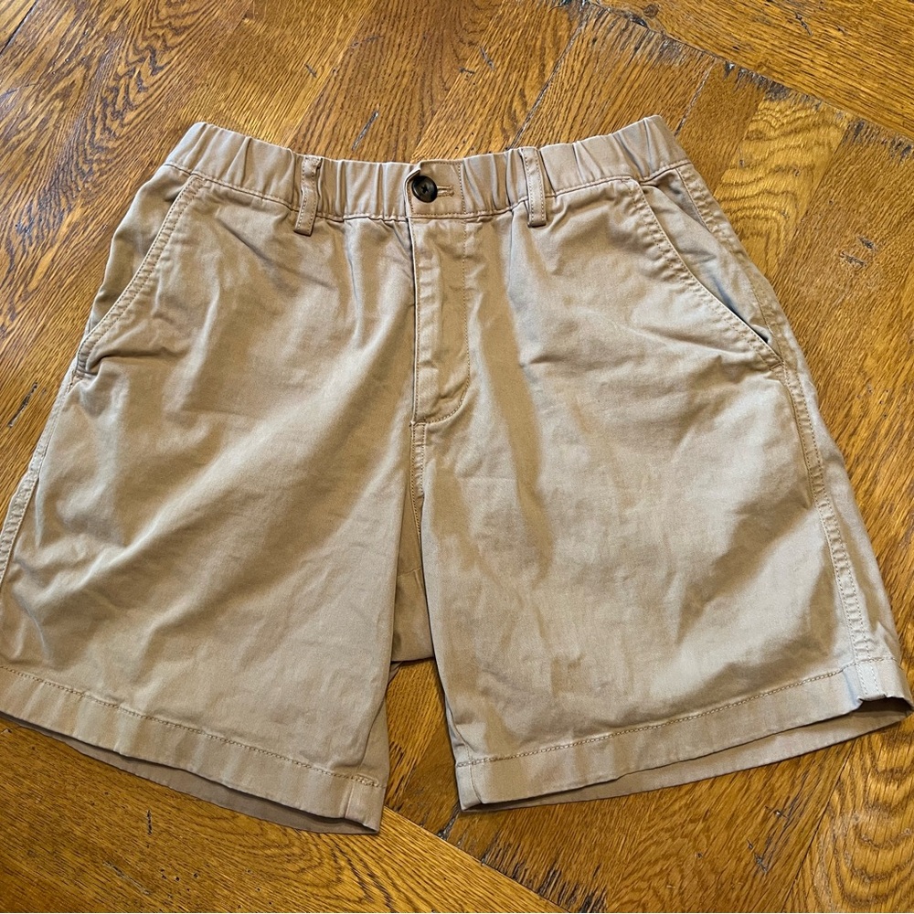 Bearbottom men’s M tan 7” shorts, like new. 97% cotton, smoke free home.